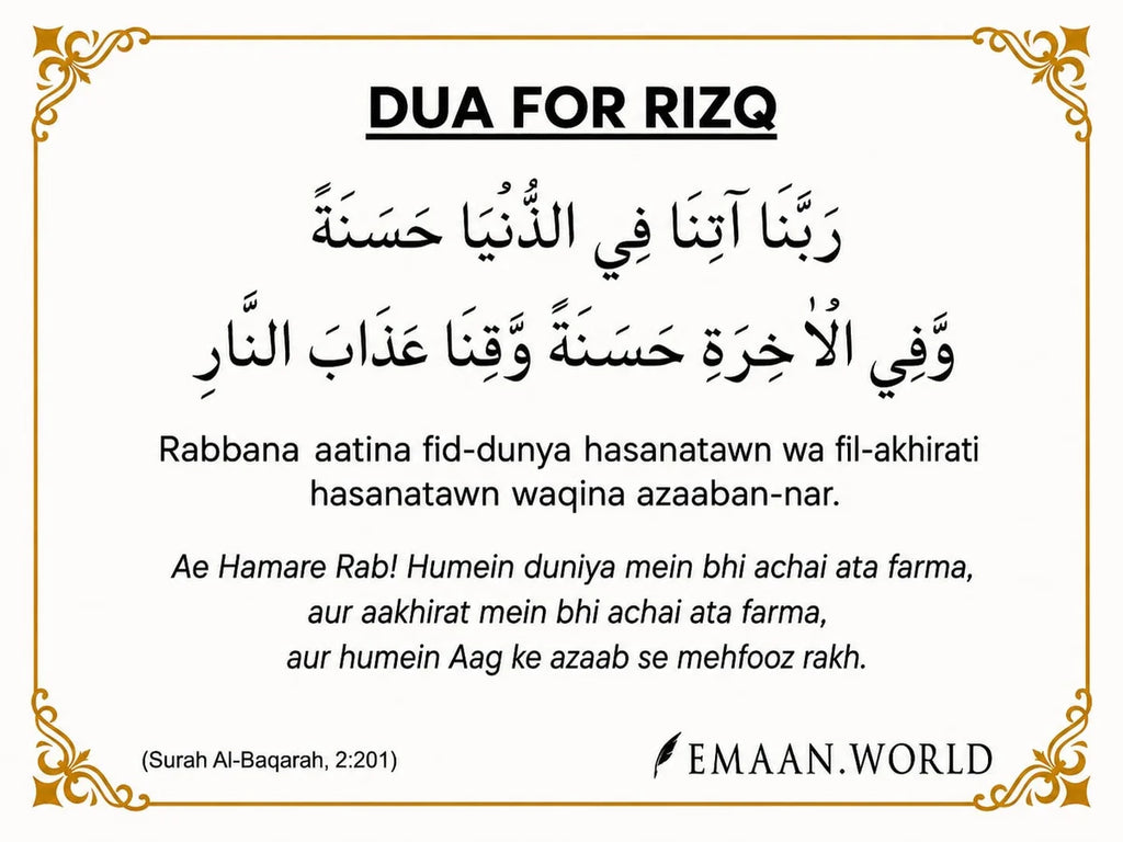 Essential Dua Cards – 13 Daily Duas for Everyday Life