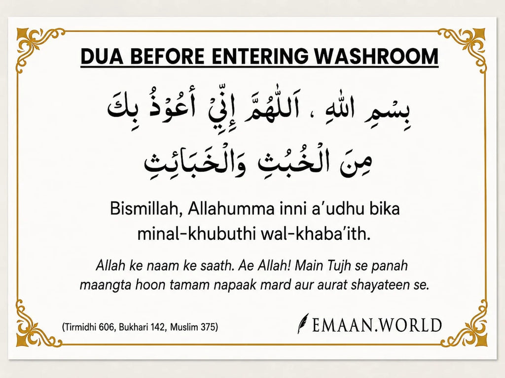 Essential Dua Cards – 13 Daily Duas for Everyday Life