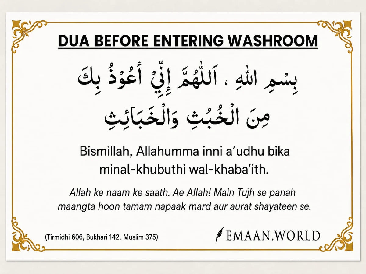 Essential Dua Cards – 13 Daily Duas for Everyday Life
